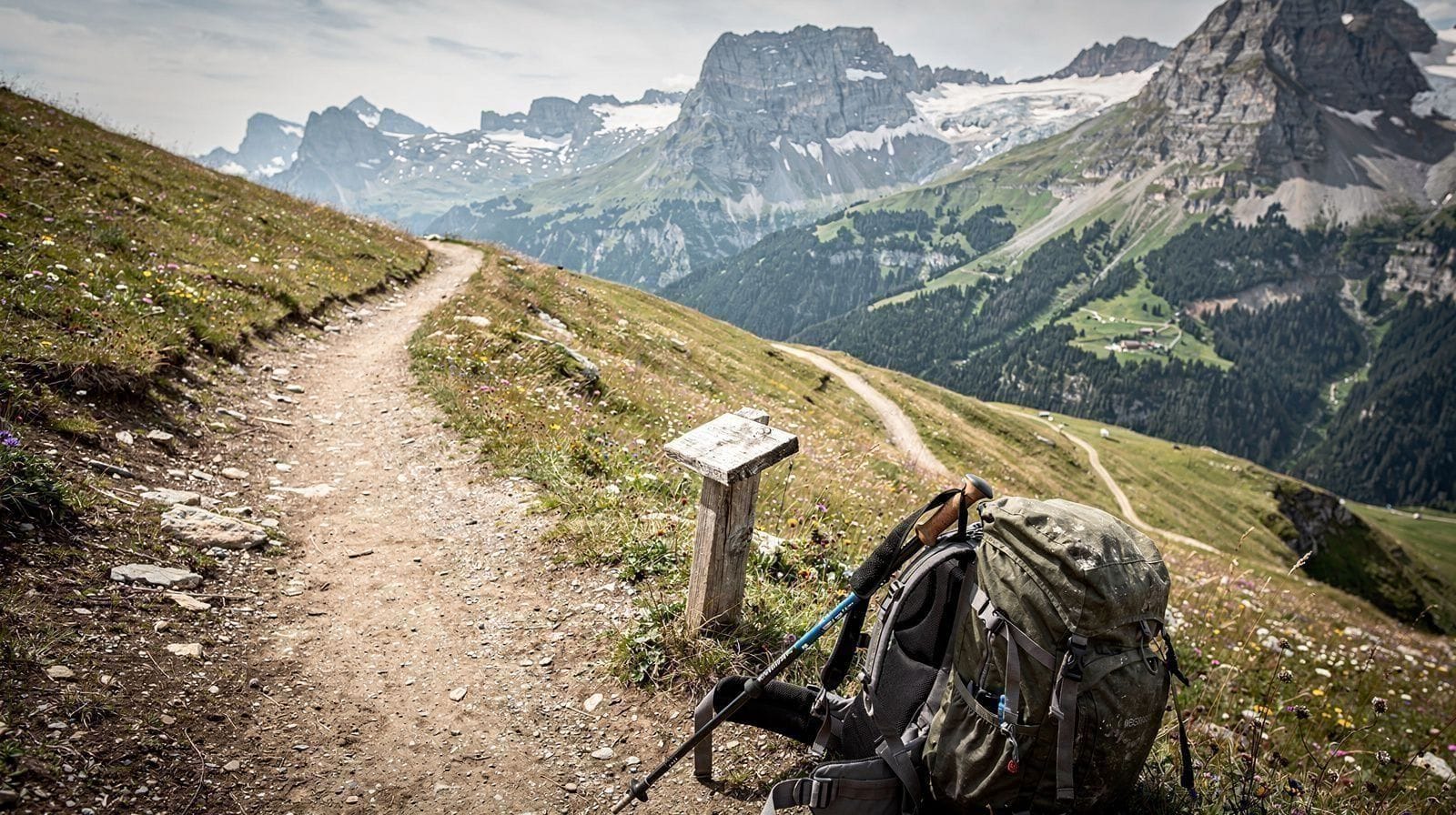 Hiking at Glacier 3000: Trails and the Peak Walk